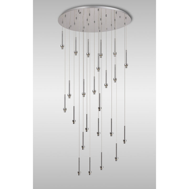 Nelson Lighting NL85349 Iona 24 Light Round Pendant Polished Chrome