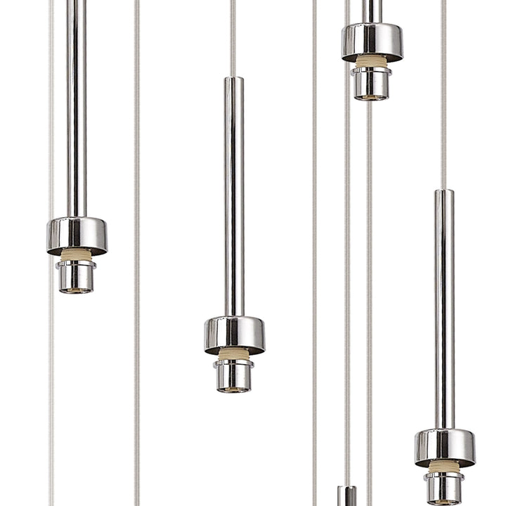 Nelson Lighting NL85349 Iona 24 Light Round Pendant Polished Chrome