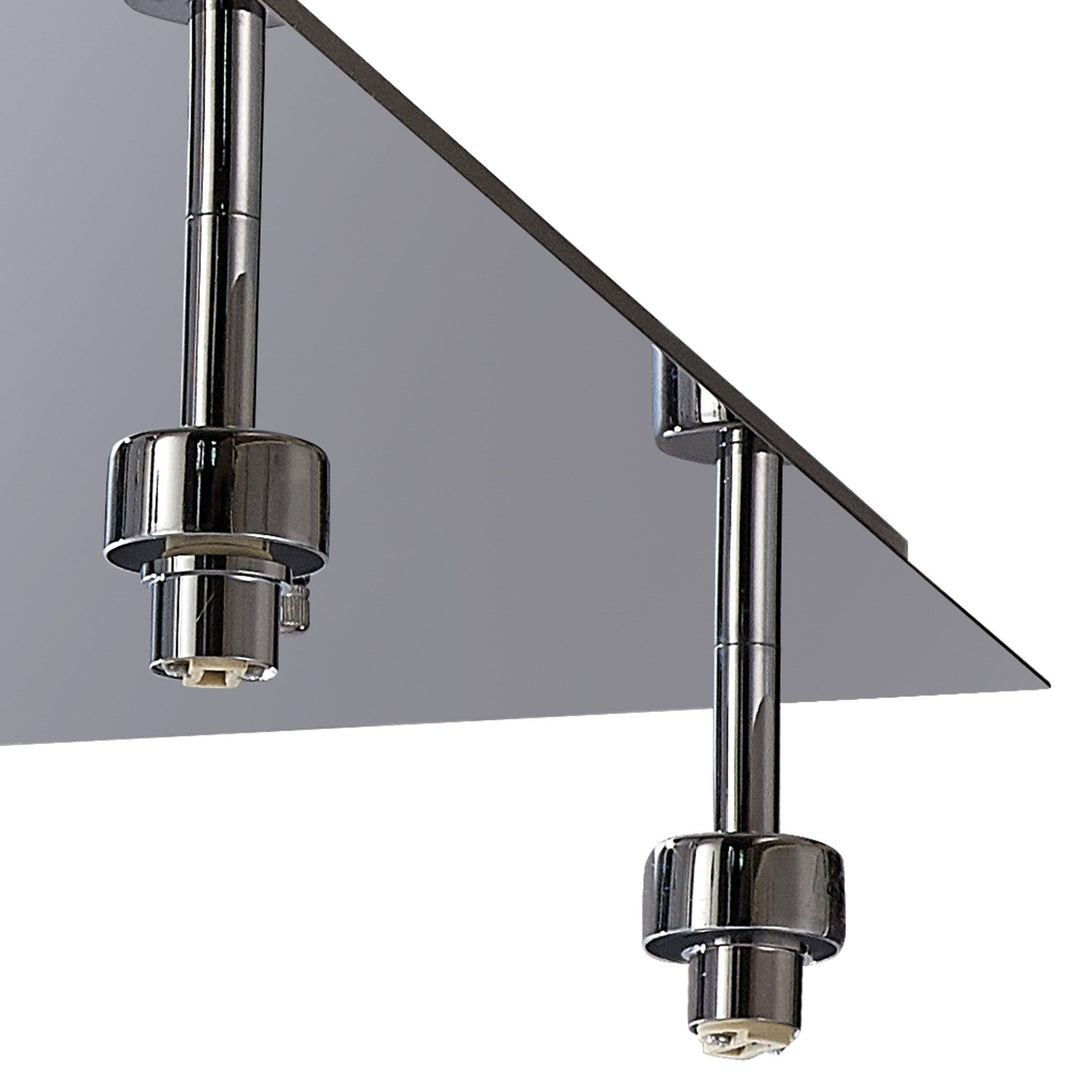 Nelson Lighting NL87559 Iona 13 Light Flush Ceiling Light Polished Chrome