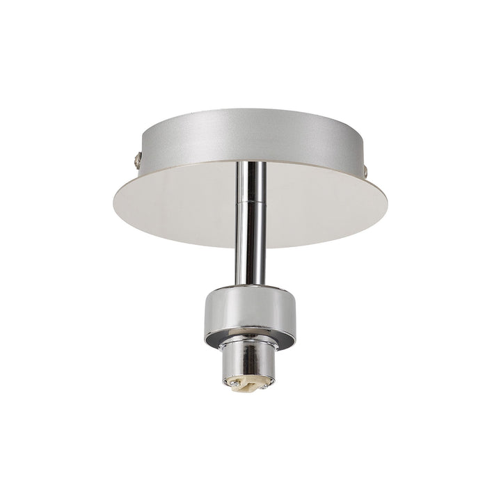 Nelson Lighting NL87589 Iona 1 Light Flush Ceiling Light Polished Chrome