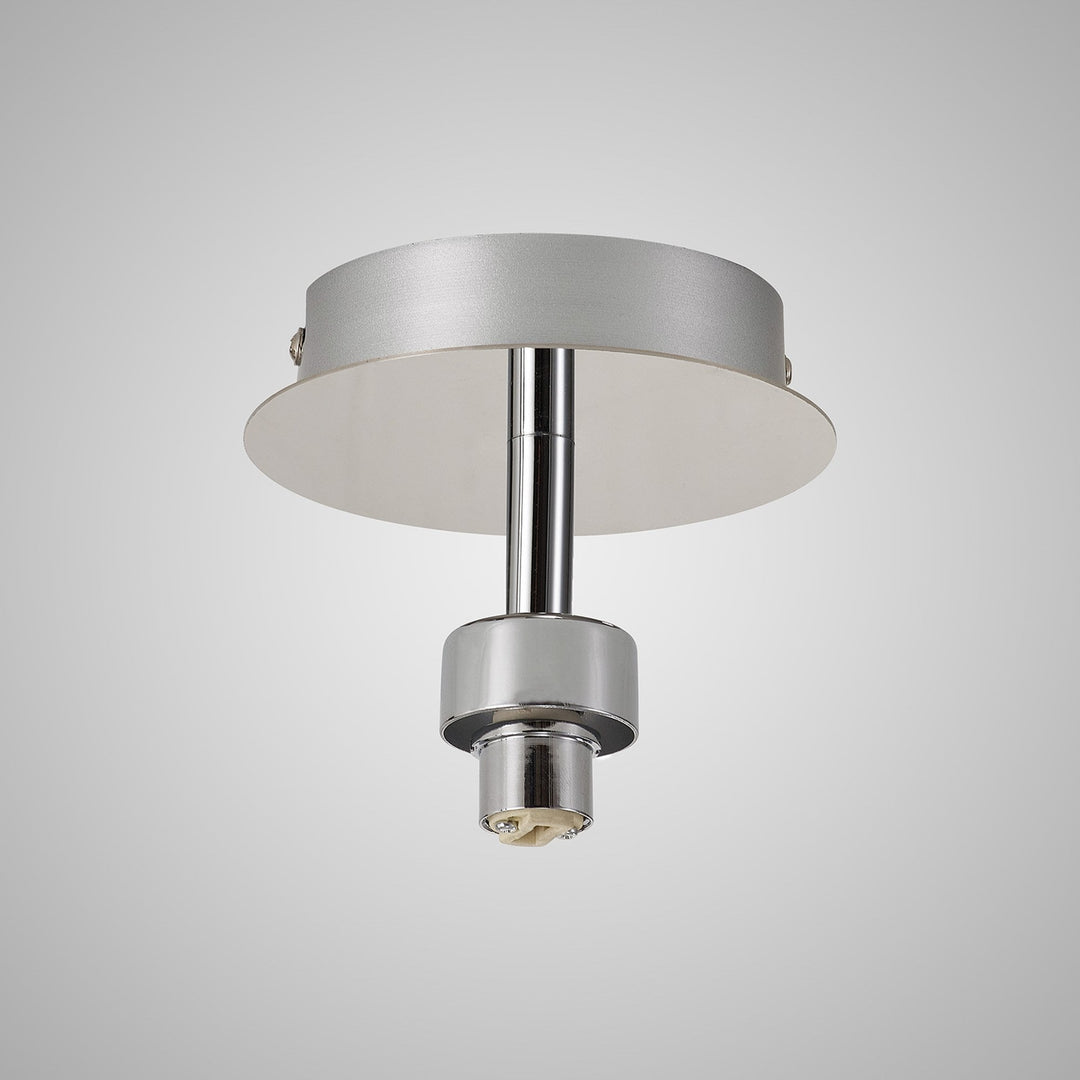 Nelson Lighting NL87589 Iona 1 Light Flush Ceiling Light Polished Chrome