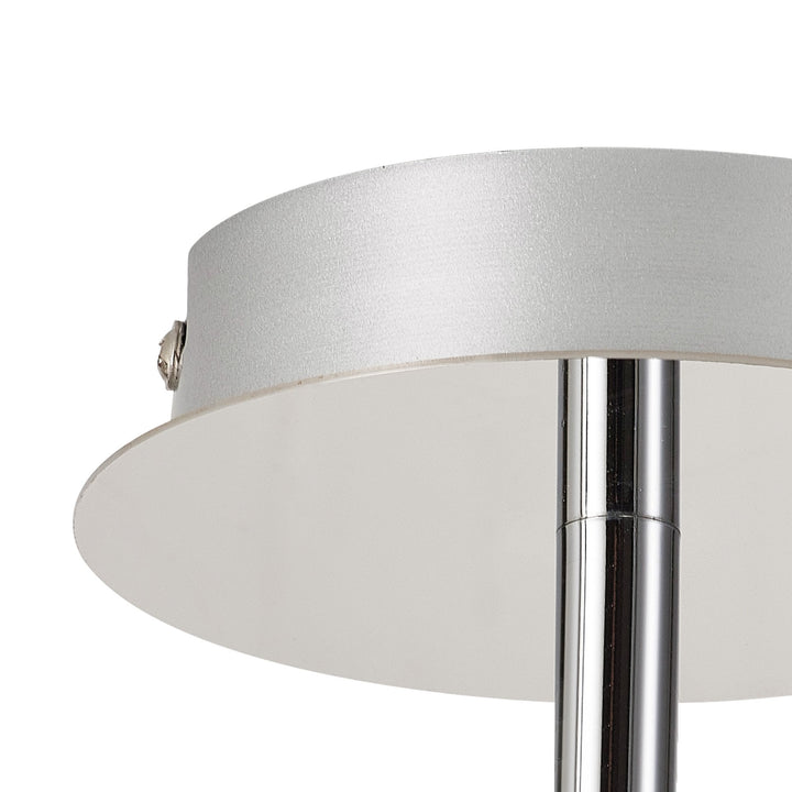 Nelson Lighting NL87589 Iona 1 Light Flush Ceiling Light Polished Chrome