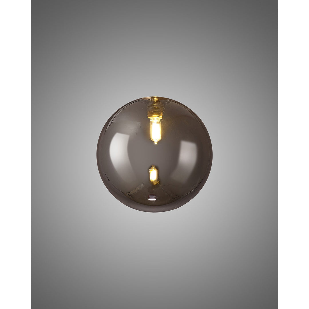 Nelson Lighting NL90759 Iona Shade Smoked