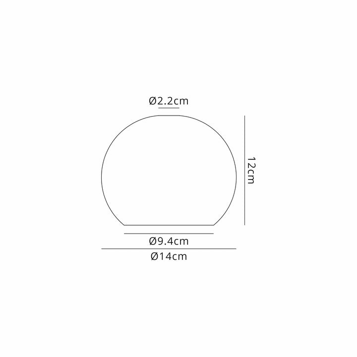 Nelson Lighting NL90899 Iona Shade Clear