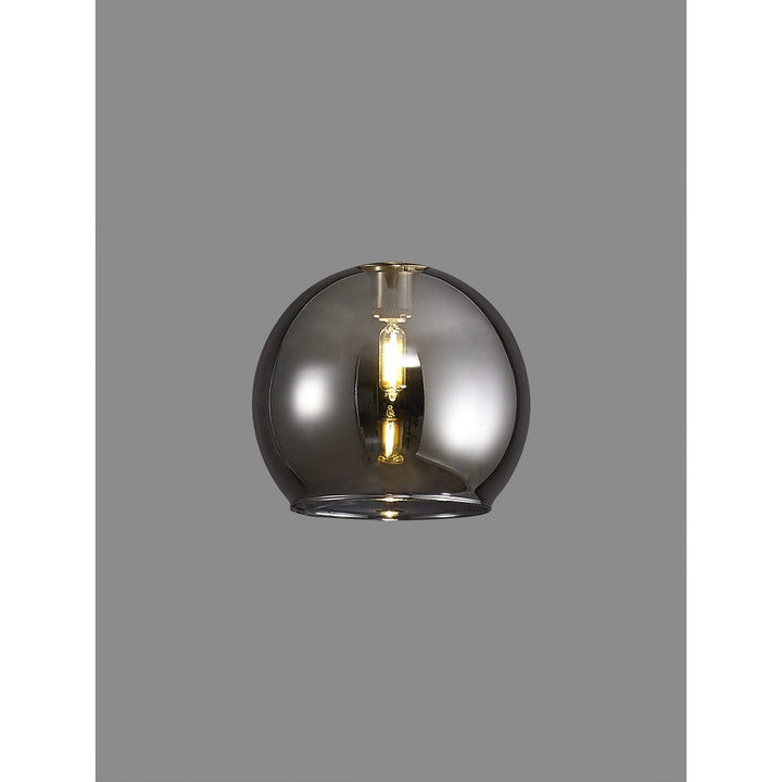 Nelson Lighting NL90929 Iona Shade Smoked