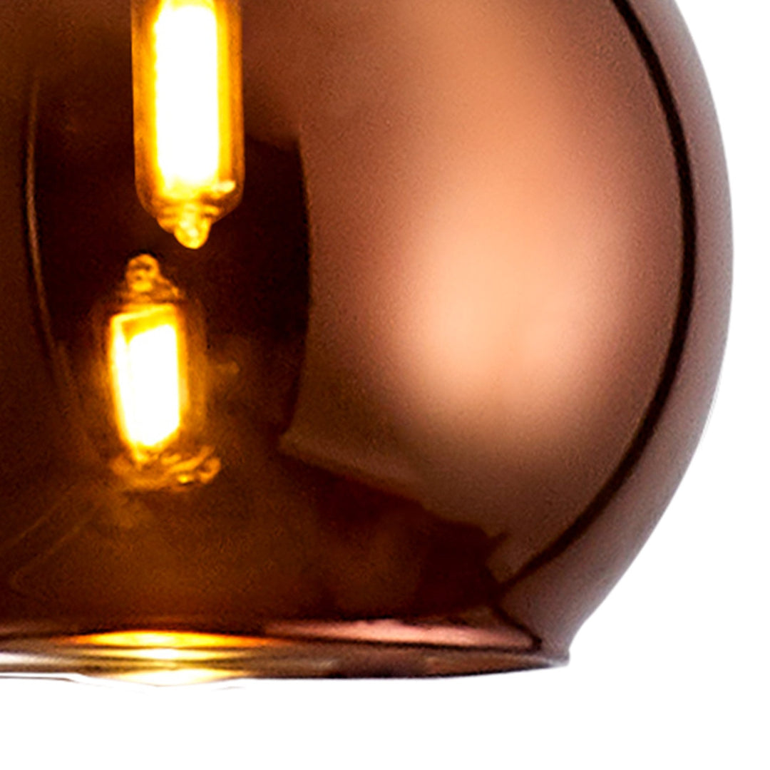 Nelson Lighting NL90979 Iona Shade Dark Copper