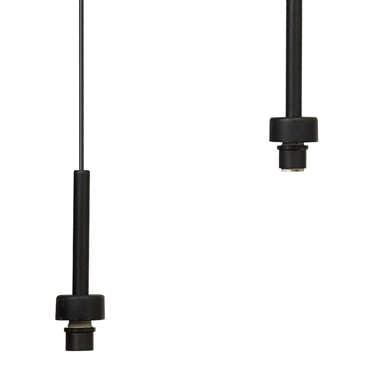 Nelson Lighting NL92759 Iona 6 Light Linear Pendant Satin Black