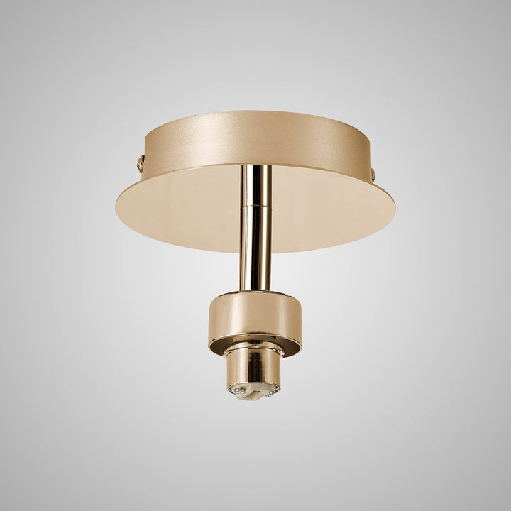 Nelson Lighting NL92889 Iona 1 Light Flush Ceiling Light French Gold