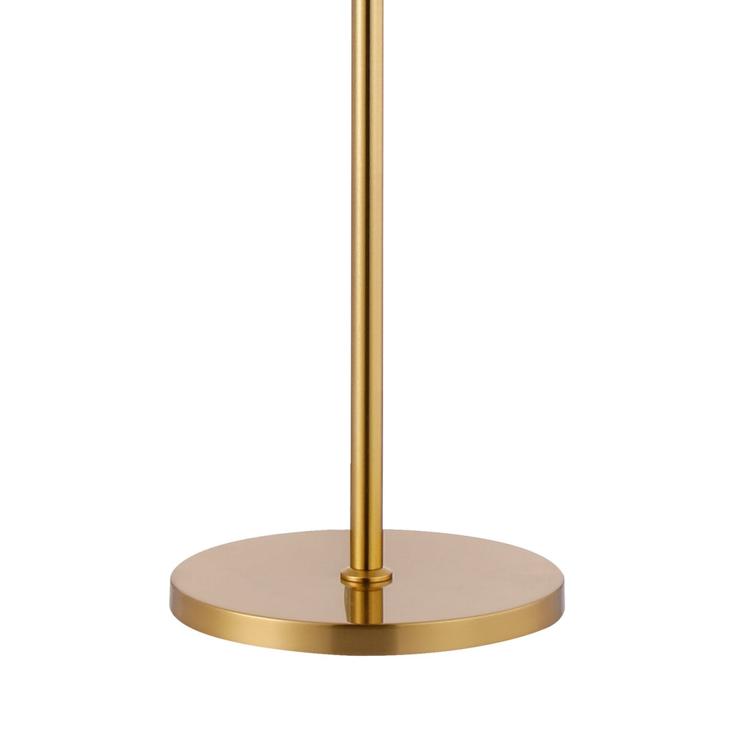 Nelson Lighting NL9514BR/SM9 Kaffer 8 Light Floor Lamp Brass Smoke