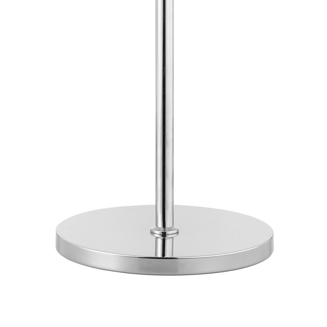 Nelson Lighting NL9514PN/AM9 Kaffer 8 Light Floor Lamp Polished Nickel Amber