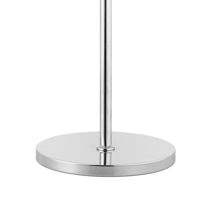 Nelson Lighting NL9514PN/AM9 Kaffer 8 Light Floor Lamp Polished Nickel Amber