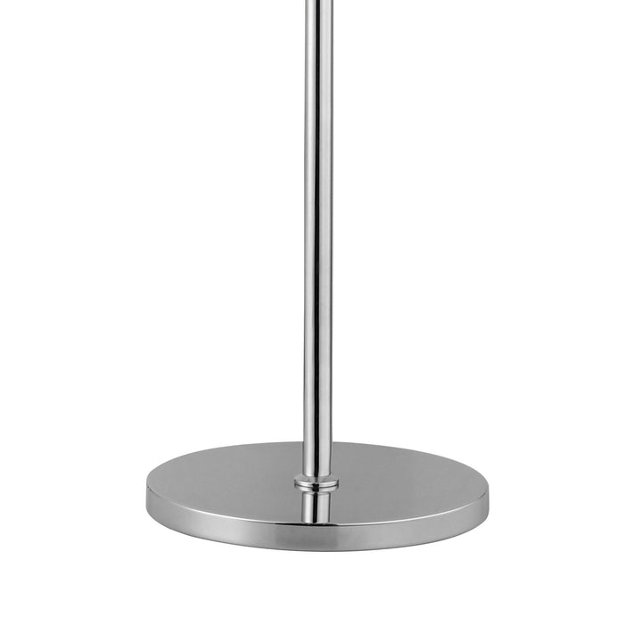 Nelson Lighting NL9514PN/SM9 Kaffer 8 Light Floor Lamp Polished Nickel Smoke