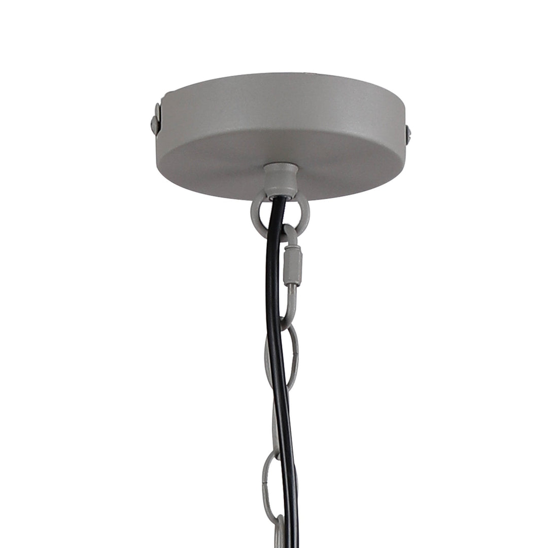 Nelson Lighting NL74339 Kat 1 Light Pendant Sand Grey