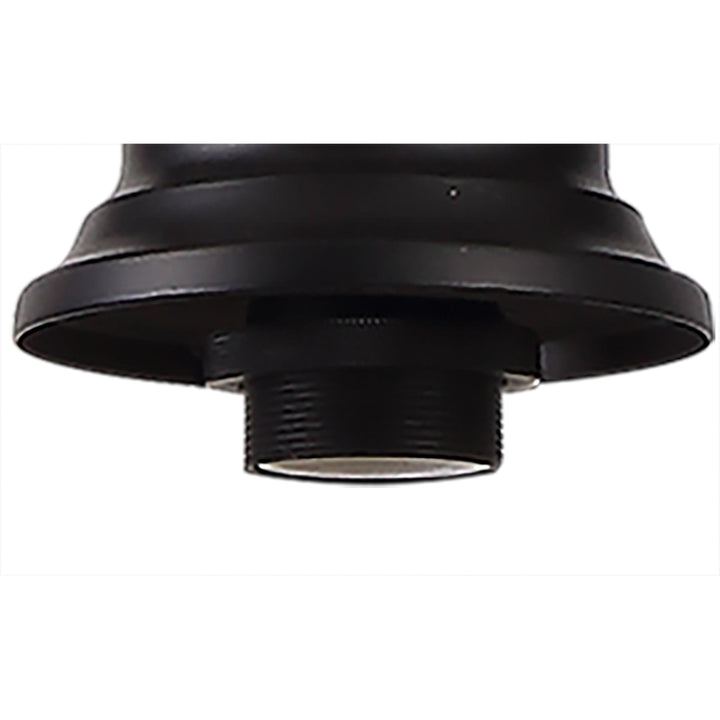 Nelson Lighting NL83819 Louis 1 Light Pendant Matt Black