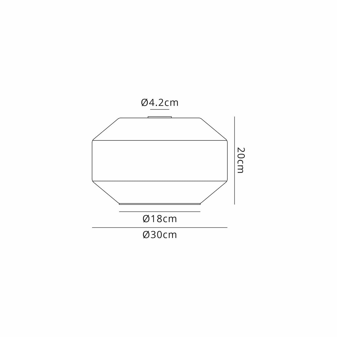 Nelson Lighting NL87309 Louis Shade Clear