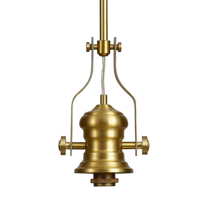 Nelson Lighting NL87389 Louis 1 Light Pendant Satin Gold