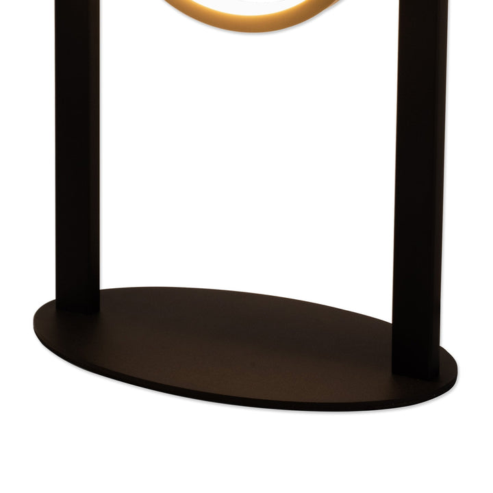 Nelson Lighting NL74569 Naegel 2 LED Table Lamp Satin Black Gold