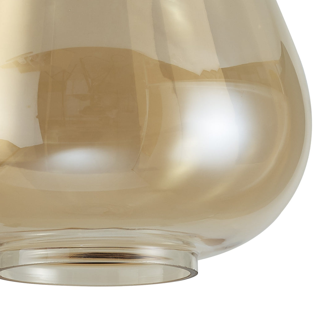 Nelson Lighting NL8133/AM9 Olivia Shade Amber