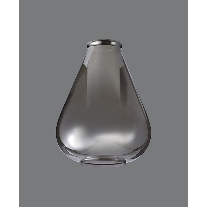 Nelson Lighting NL8133/SM9 Olivia Shade Smoke Plated