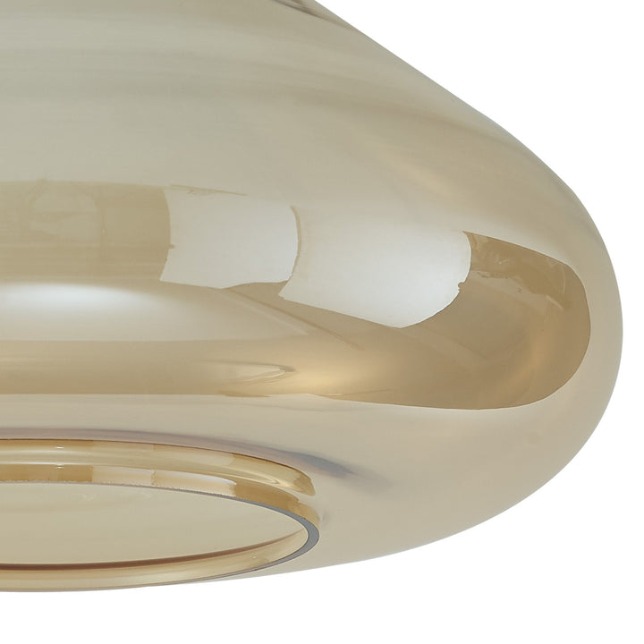 Nelson Lighting NL8134/AM9 Olivia Shade Amber