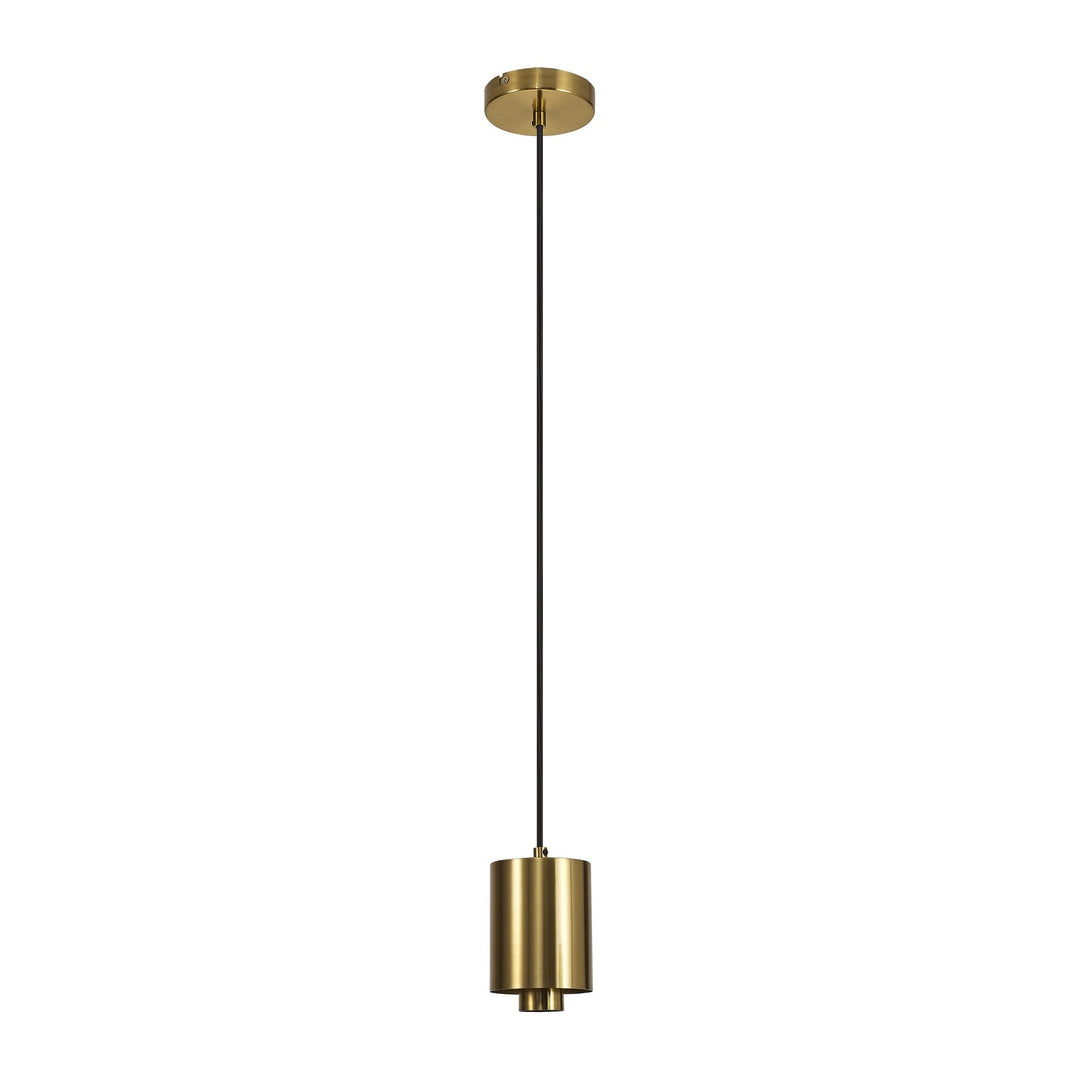 Nelson Lighting NL90309 Olivia 1 Light Pendant Ancient Brass