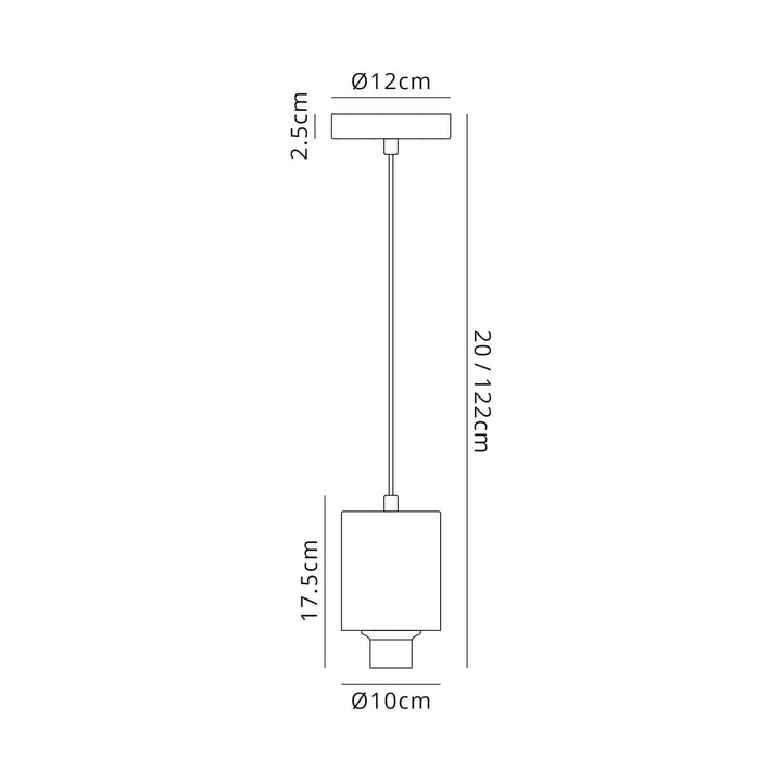 Nelson Lighting NL90319 Olivia 1 Light Pendant Satin Nickel