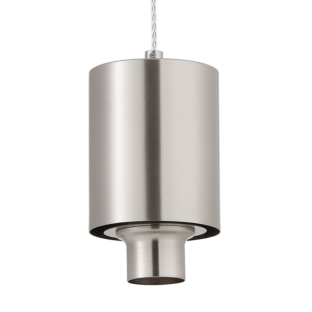 Nelson Lighting NL90319 Olivia 1 Light Pendant Satin Nickel