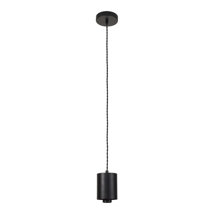 Nelson Lighting NL90329 Olivia 1 Light Pendant Satin Black