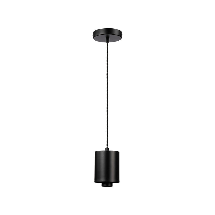 Nelson Lighting NL90329 Olivia 1 Light Pendant Satin Black