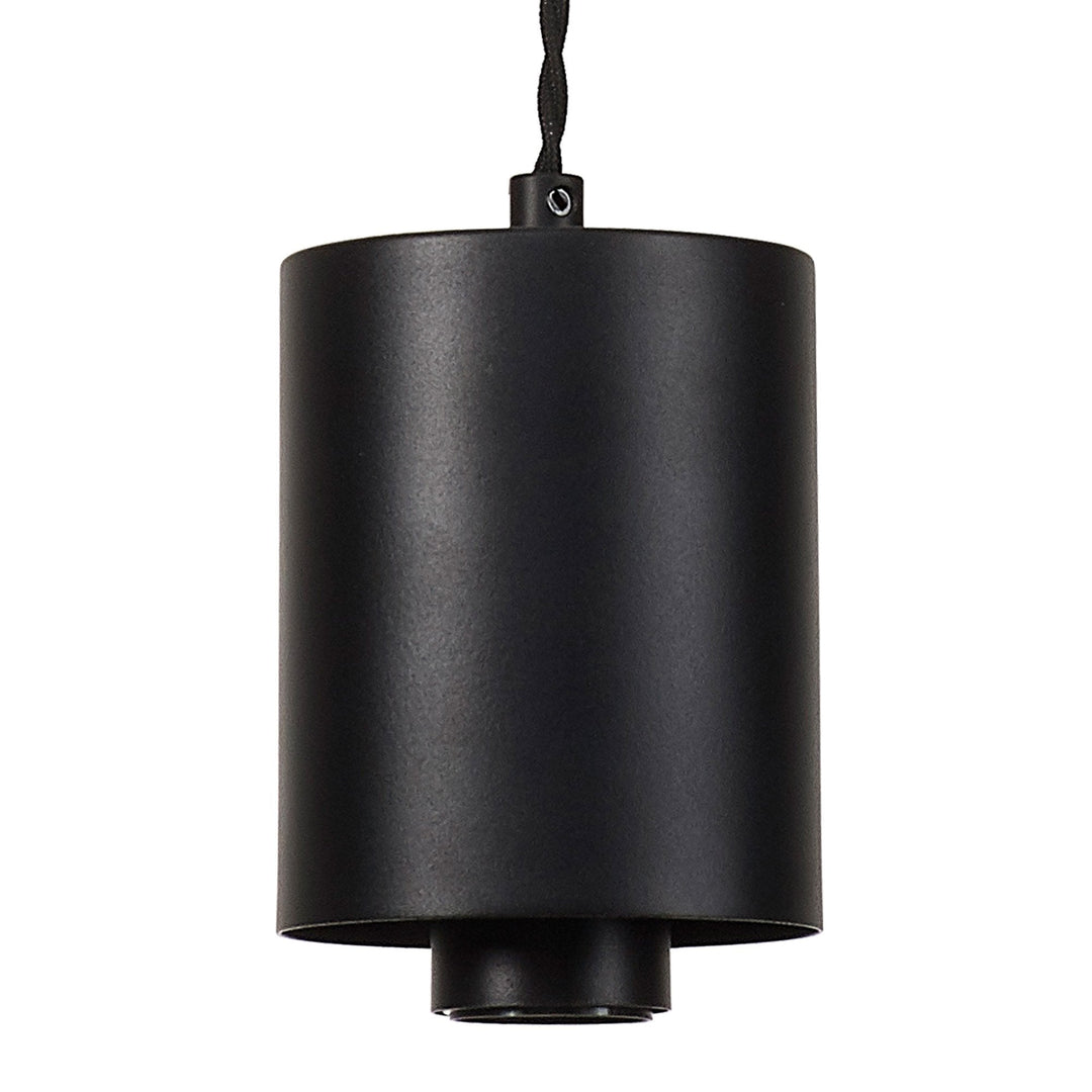 Nelson Lighting NL90329 Olivia 1 Light Pendant Satin Black