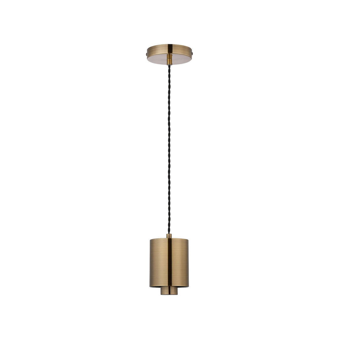 Nelson Lighting NL9032AB9 Olivia 1 Light Pendant Antique Brass