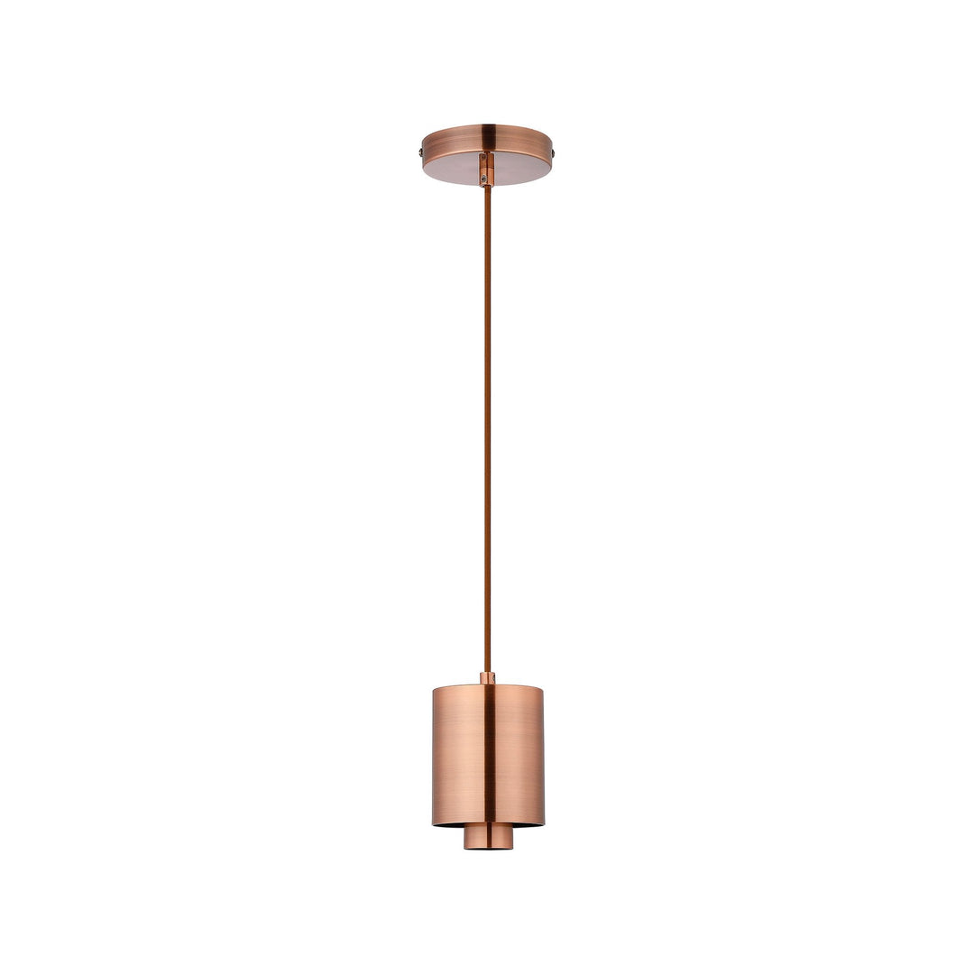 Nelson Lighting NL9032AC9 Olivia 1 Light Pendant Antique Copper