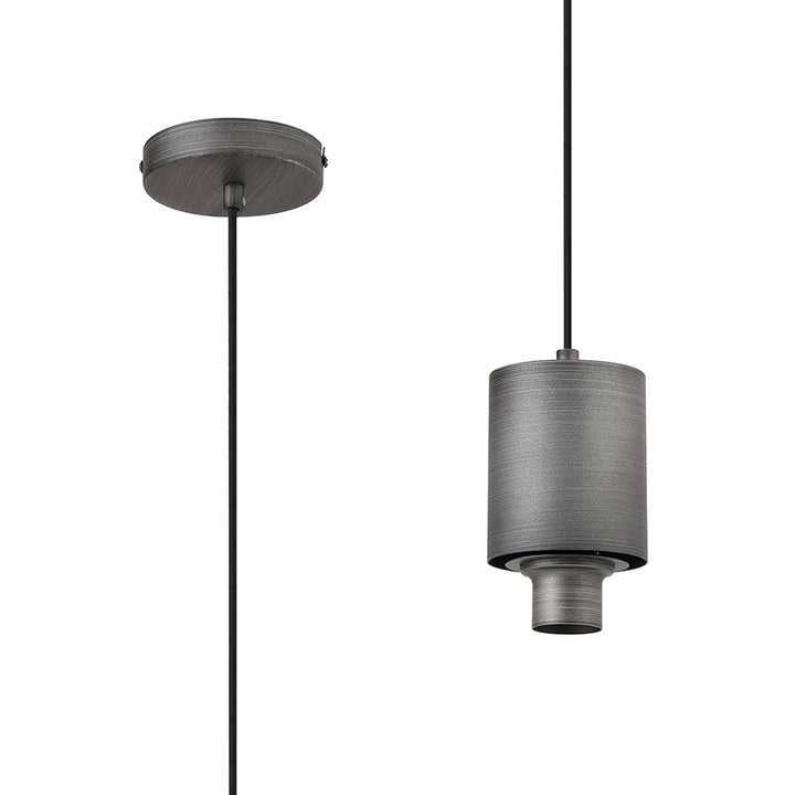 Nelson Lighting NL9032PE9 Olivia 1 Light Pendant Pewter