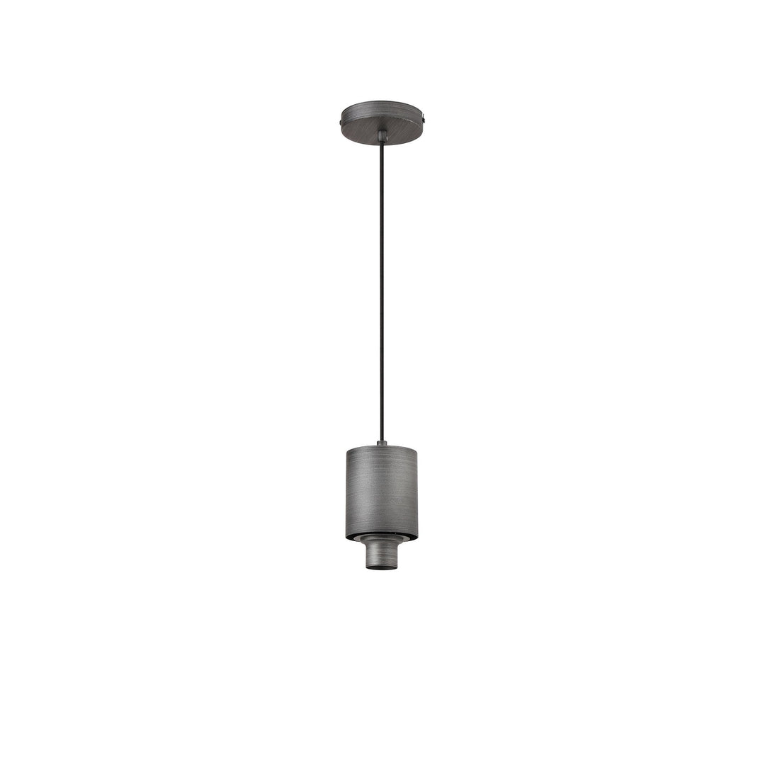 Nelson Lighting NL9032PE9 Olivia 1 Light Pendant Pewter