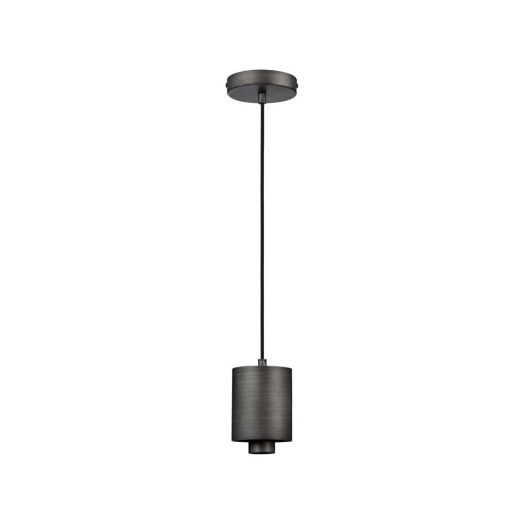 Nelson Lighting NL9032PE9 Olivia 1 Light Pendant Pewter