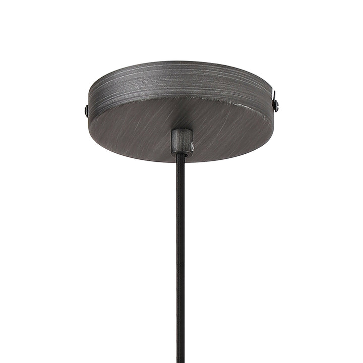 Nelson Lighting NL9032PE9 Olivia 1 Light Pendant Pewter