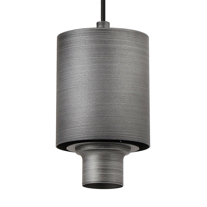 Nelson Lighting NL9032PE9 Olivia 1 Light Pendant Pewter