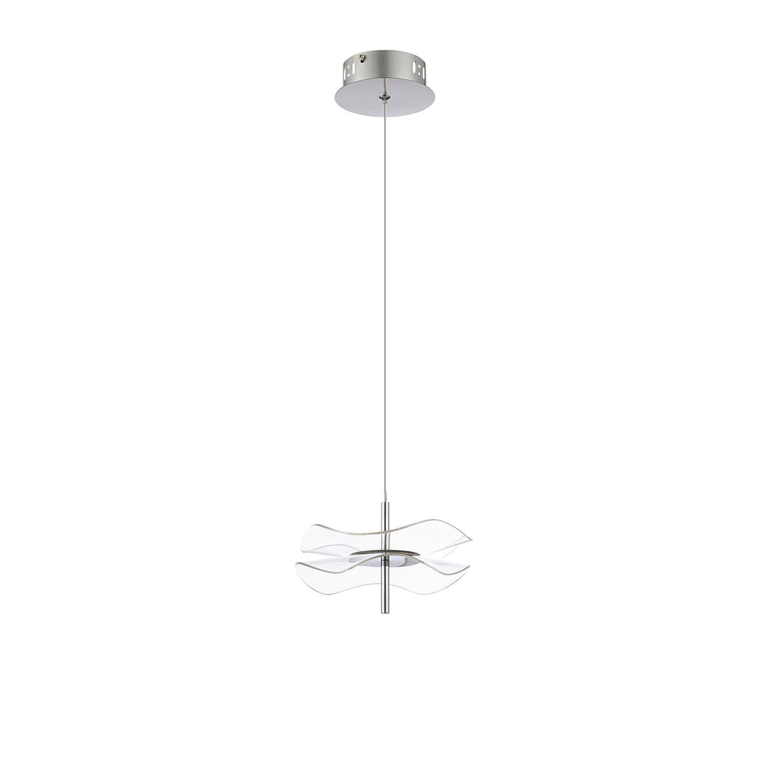 Nelson Lighting NL73379 Padwa 1 LED Pendant Polished Chrome