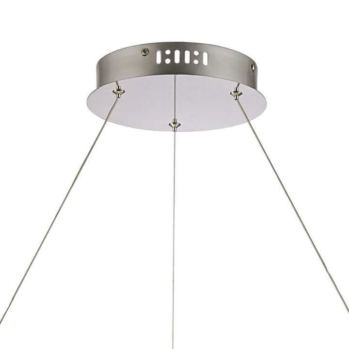 Nelson Lighting NL73419 Padwa 12 LED Ring Pendant Polished Chrome