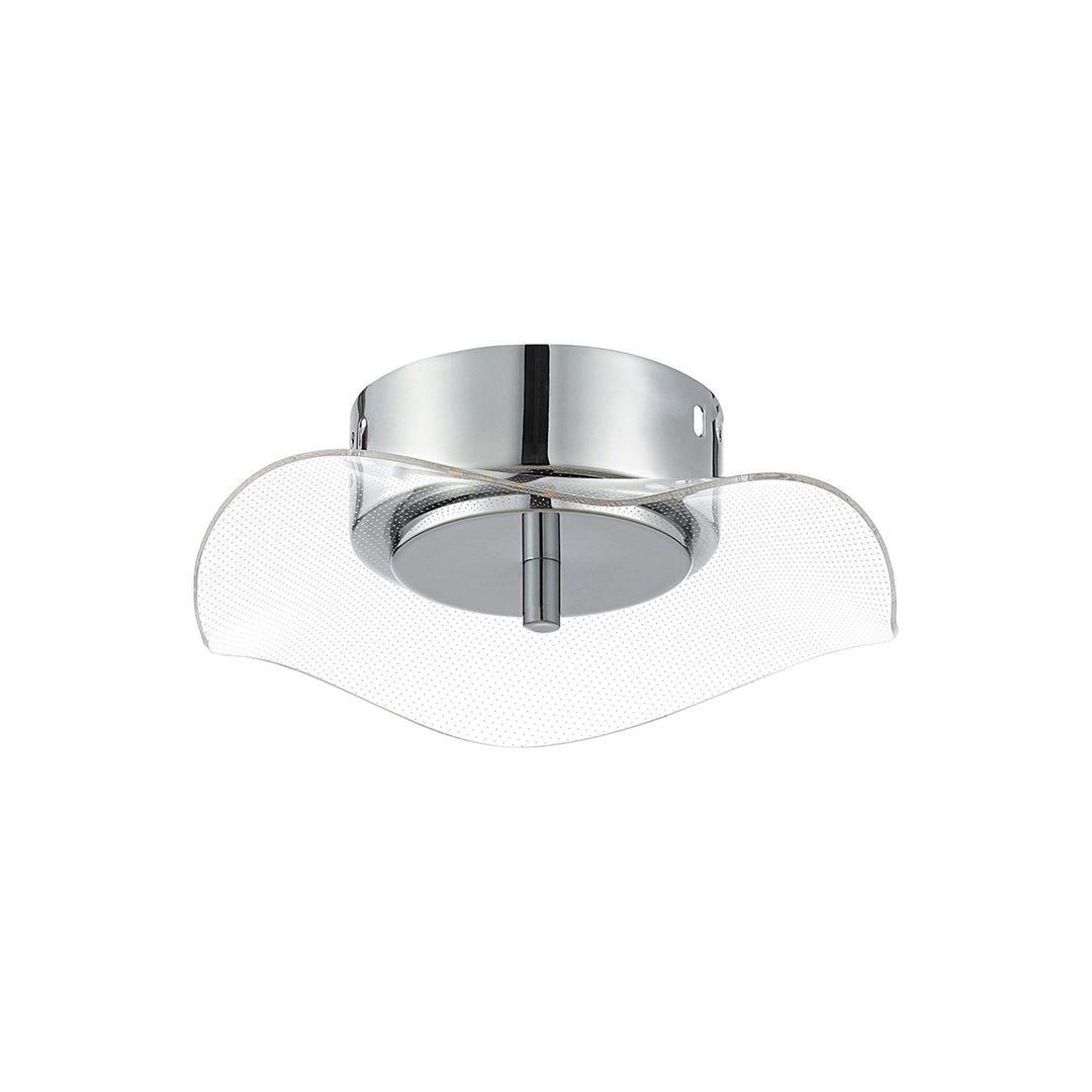 Nelson Lighting NL73429 Padwa 1 LED Wall Light Polished Chrome