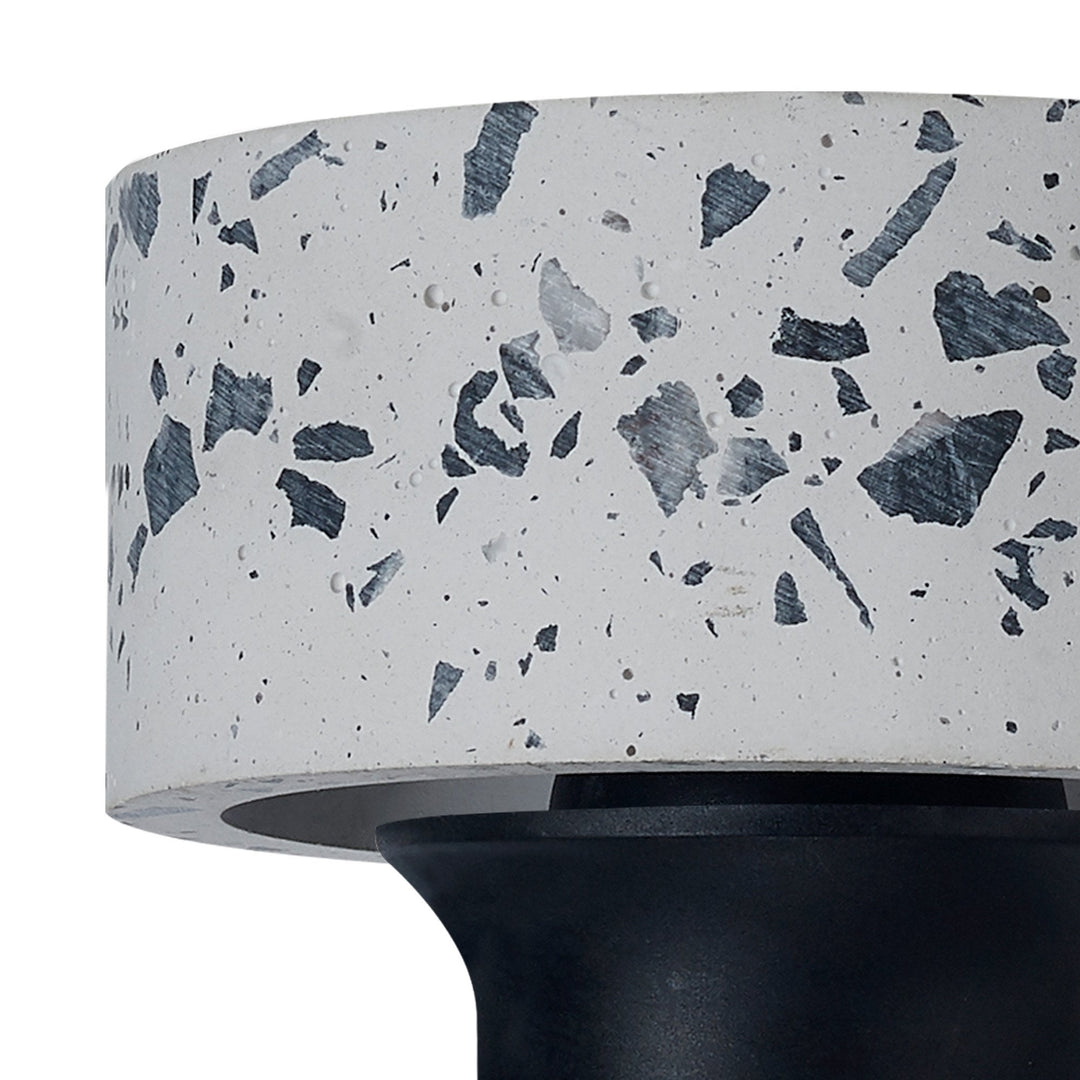 Nelson Lighting NL87159 Raibon Surface Kit Terrazzo Marble / Black