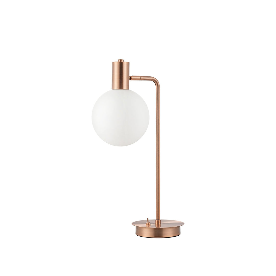 Nelson Lighting NL82799 Rome 1 Light Table Lamp Antique Copper