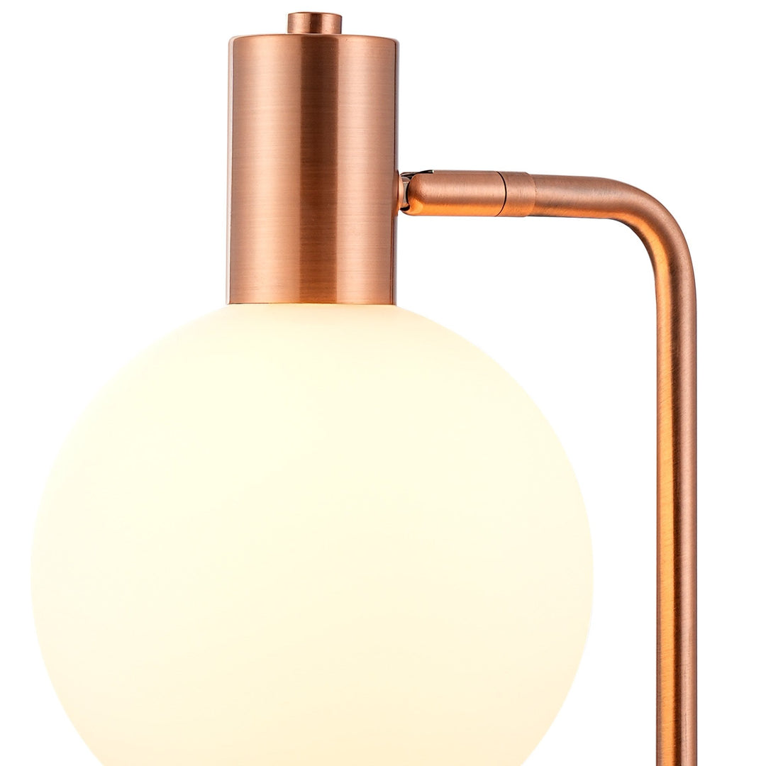 Nelson Lighting NL82799 Rome 1 Light Table Lamp Antique Copper