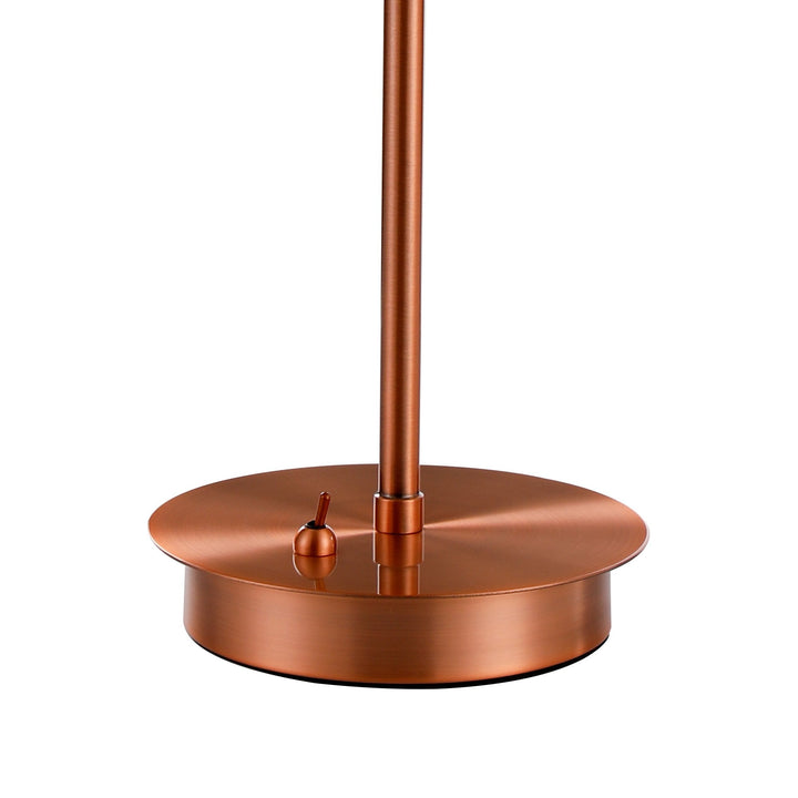 Nelson Lighting NL90709 Rome 1 Light Table Lamp Antique Copper