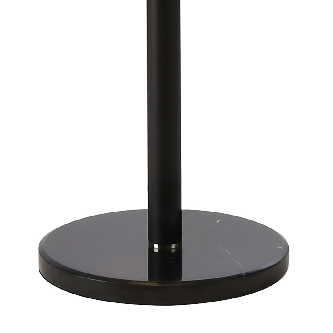 Nelson Lighting NL9048/OP9 Prague 11 Light Floor Lamp Satin Black Opal