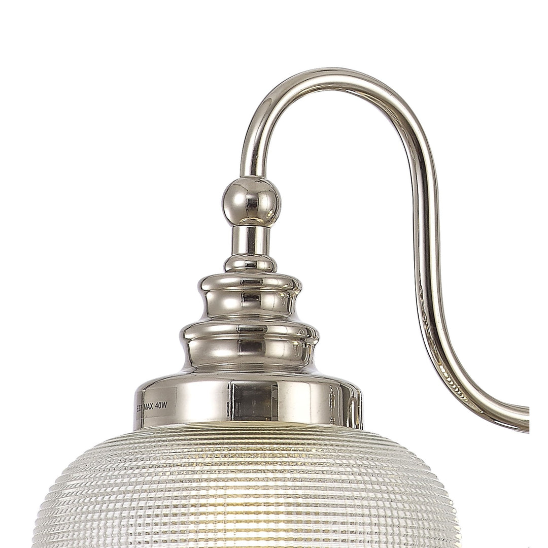 Nelson Lighting NL86059 Sakkas 3 Light Pendant/Ceiling Light Polished Nickel