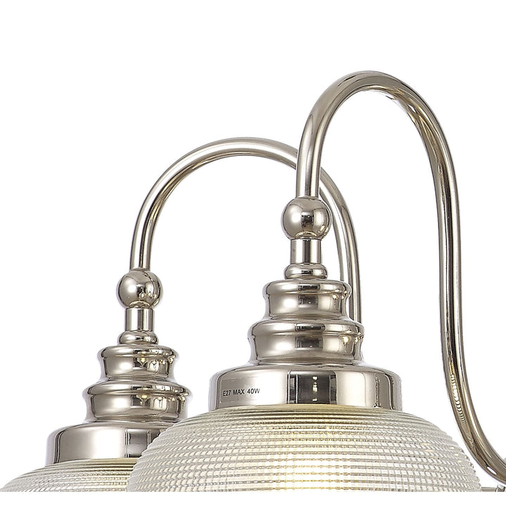 Nelson Lighting NL86069 Sakkas 5 Light Pendant/Ceiling Light Polished Nickel