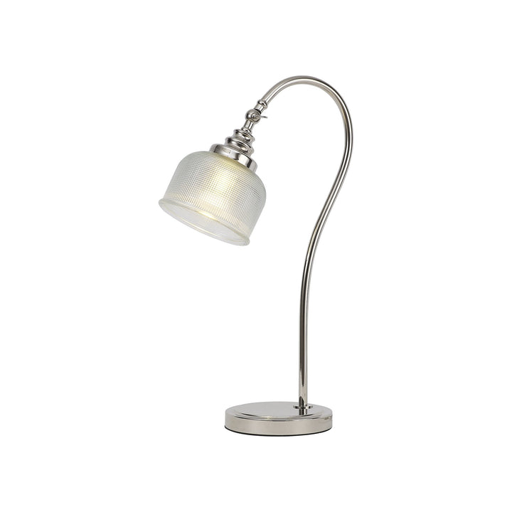 Nelson Lighting NL86129 Sakkas 1 Light Table Lamp Polished Nickel