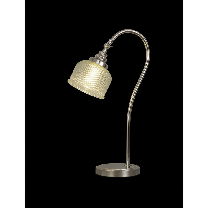 Nelson Lighting NL86129 Sakkas 1 Light Table Lamp Polished Nickel