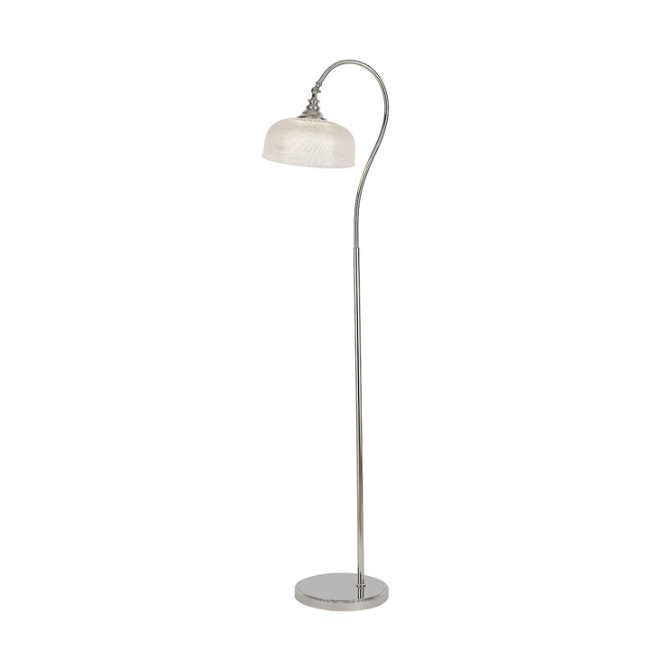 Nelson Lighting NL86139 Sakkas 1 Light Floor Lamp Polished Nickel